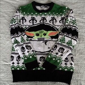 Star Wars Mandalorian Grogu ugly sweater - small